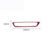Red Carbon Fiber Car Front CD Panel Cover Sticker For BMW Z4 G29