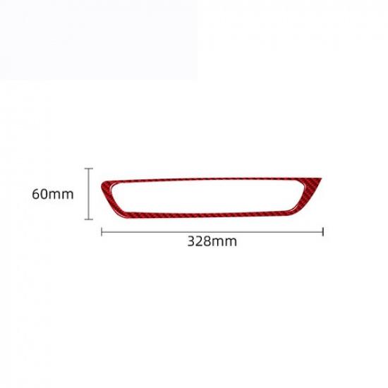 Red Carbon Fiber Car Front CD Panel Cover Sticker For BMW Z4 G29