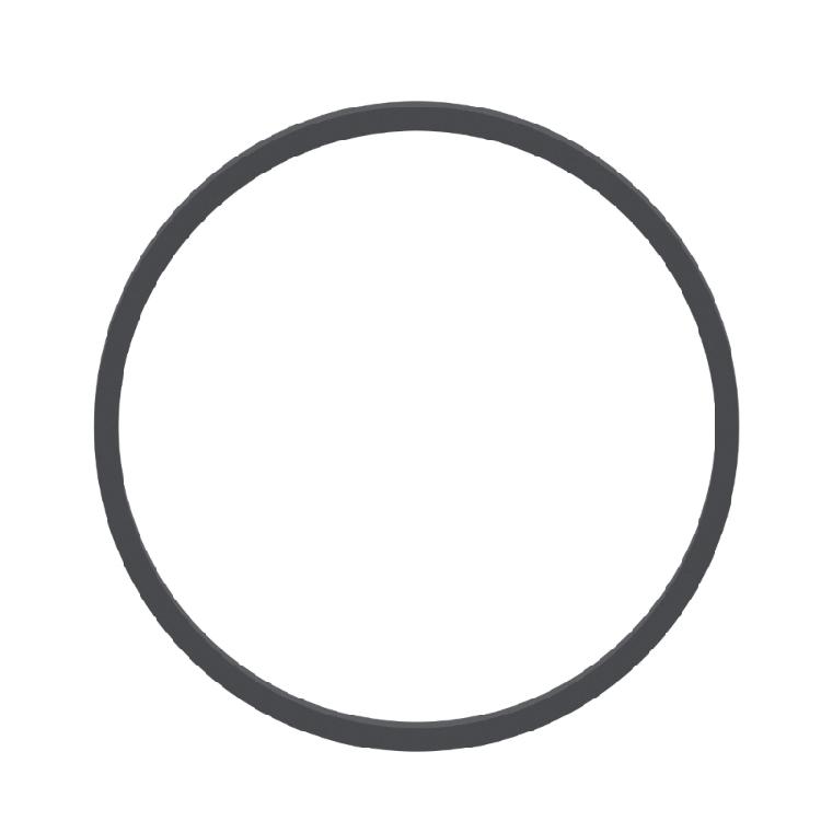Rubberen Aandrijfriem voor Videospelers Riemen Hoge Elasticiteit 20-100mm Gevouwen Maat Optie Dikte 1.5mm