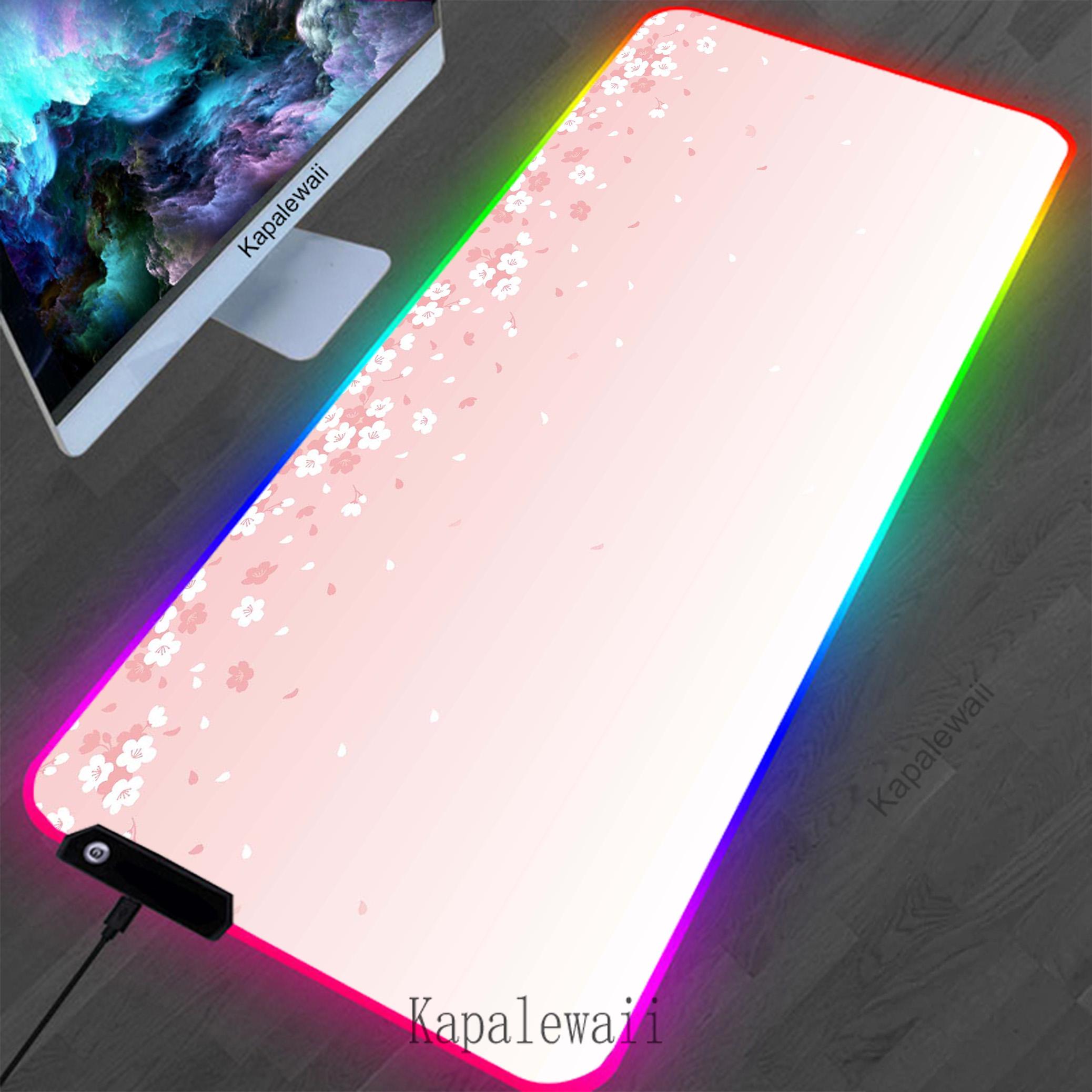 RGB LED Sakura Mousepad Mouse Pad
