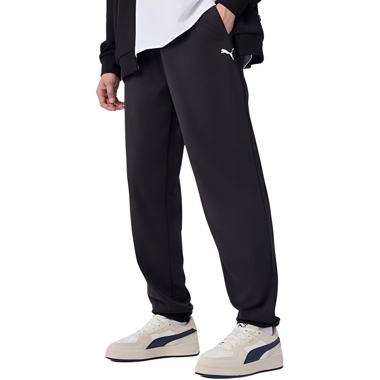 Men's PUMA RAINING PANT Knitted Sweatpants Unisex Marine Blue