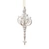 Christmas Tree Hanging Ornaments Snowflake and Gold House Window Decorations