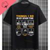 Things I Do In My Spare Time Funny Slogan Graphic Tshirt For Golf Lover Gift Originality Pure Cotton Casual Shortsleev Tshirts