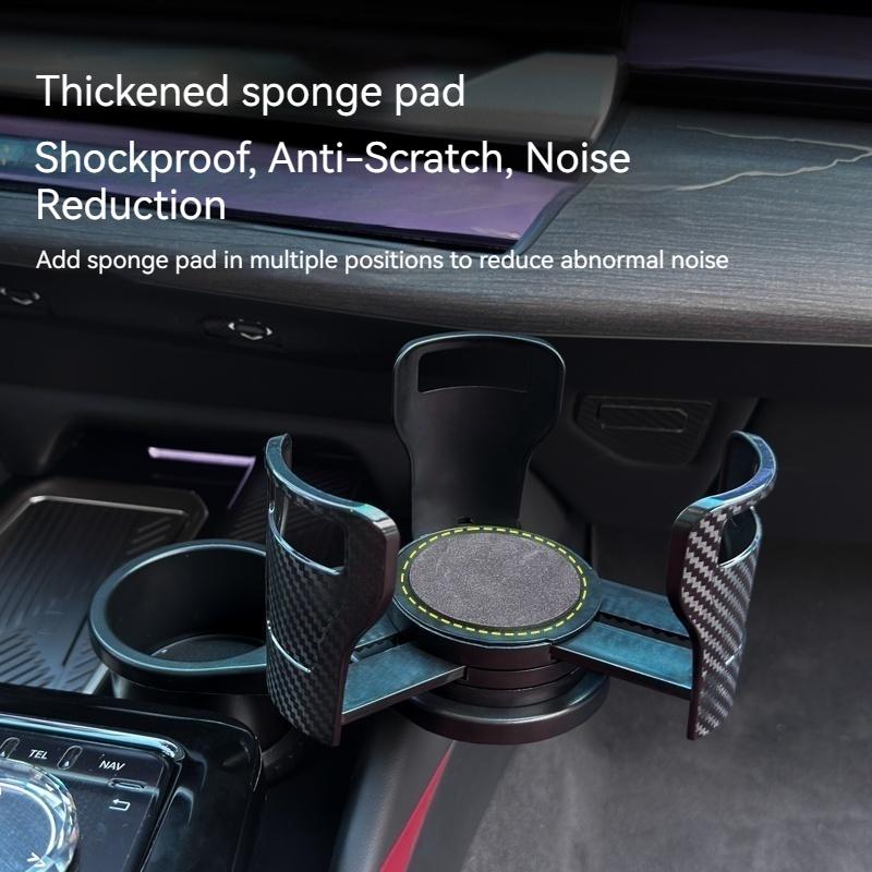 2 In 1 Car Cup Holder Expander For BMW5Series G60 2025 360 Rotating Car Cup Holder Multifunction Cup Holder Expander Accessories