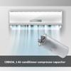 450VAC 60uf Air Conditioner Capacitor with Metal Case Air Conditioner Replacement Metal Texture for Enhancing Stability