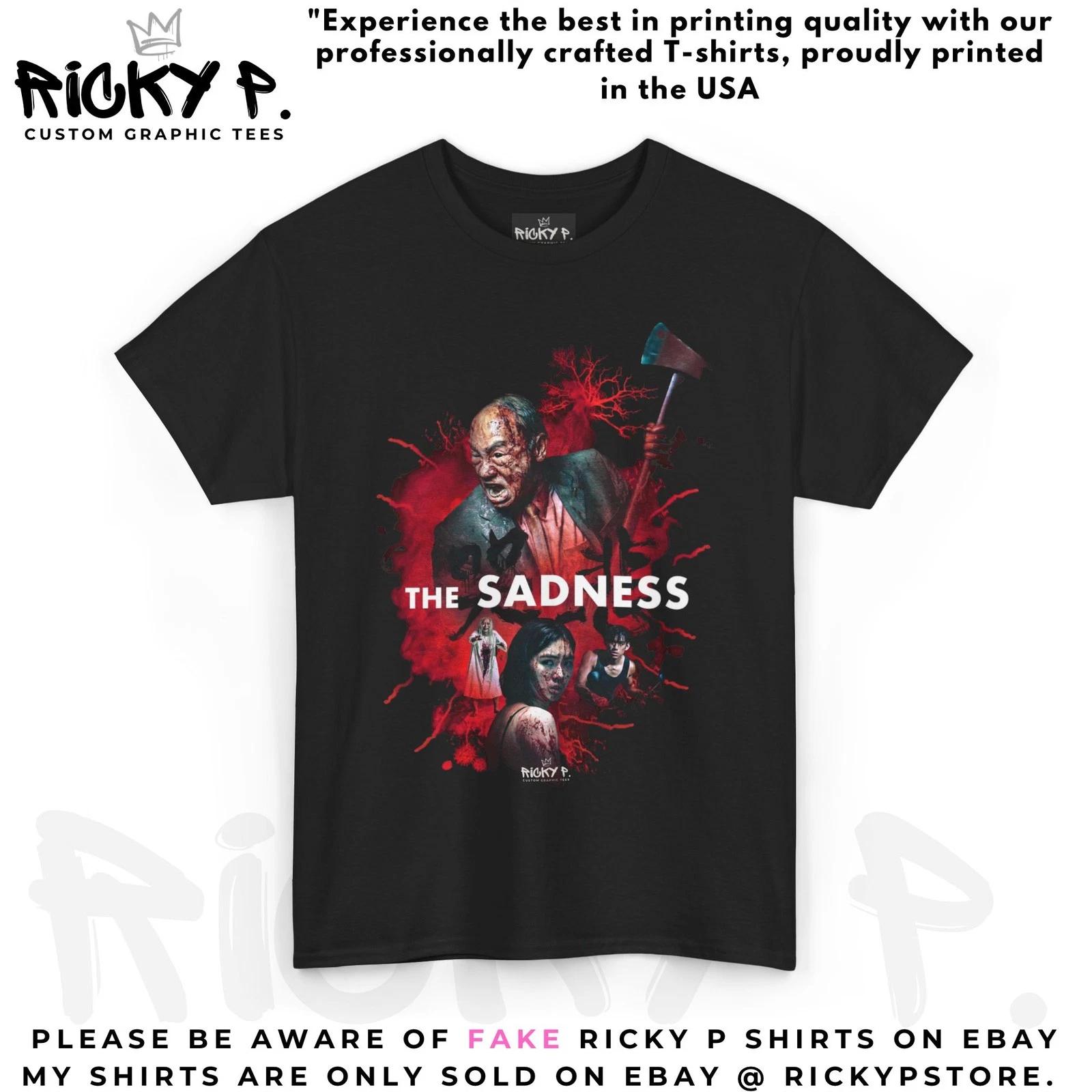 

The Sadness 2021 Horror Zombie Movie 100% Cotton T-shirt Mens Tees Top Unisex Heavy Cotton Tee S