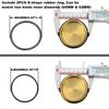 ASH1 4PCS Alloy Sport Rim Wheel Cover Cap 65mm 3D RAYS Center Cap Hubcaps Black & Silver & Grey & Bronze CE28 TE37 Saga 15 16 17 18"