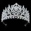 Rhinestone Bridal Crowns Zinc Zinc Alloy Queen Princess Tiara Simple Baroque Pageant Crowns  Party Supplies