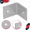 KOTARBAU® Carpenter's Angle Construction Connector Stainless Steel Galvanized 30 X 30 X 25 MM Set of 100 PCS