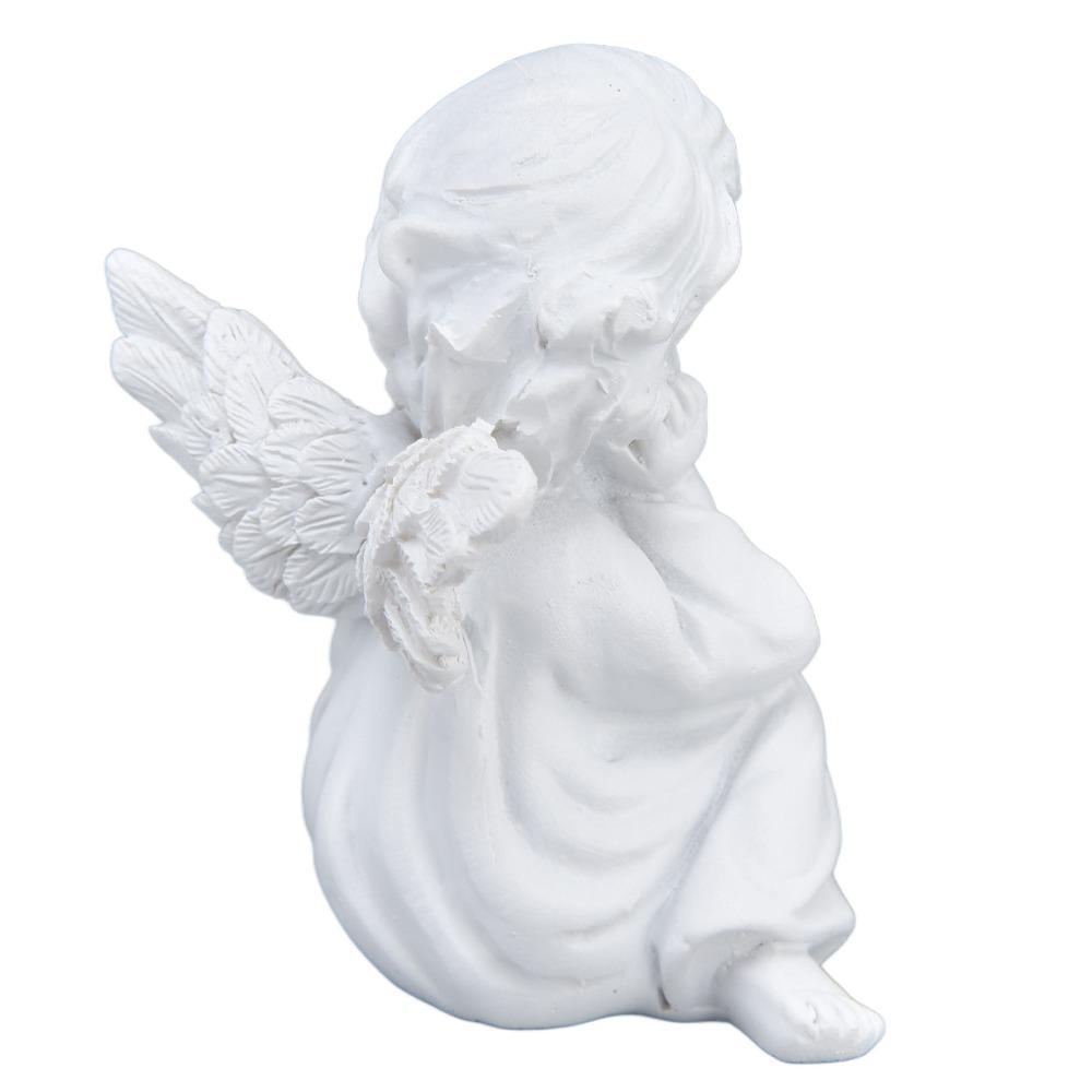 2.17x2.56x1.57in Cherub Figurine Resin European Style Ornament Wedding Ornament