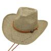 Western Cowboy Hat, Hand-Woven Straw Hat, Big-Brimmed Jazz Hat, Mesh Hat, Seaside Visor.