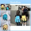 Solid Childrens Color Backpack Canvas Large Capacity Curved Straps Shoulder