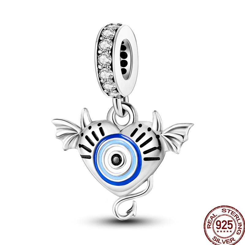 New Copper Religious Angel Cross Series Shiny Zircon Beads Suitable For 3Mm Original Bracelet Diy