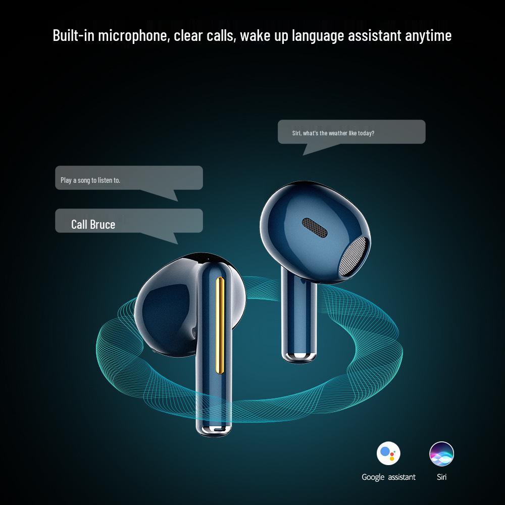 Model H6 Semi-In-Ear Sports TWS Bluetooth Earphones with AI Translation, Wireless & Bluetooth 5.4