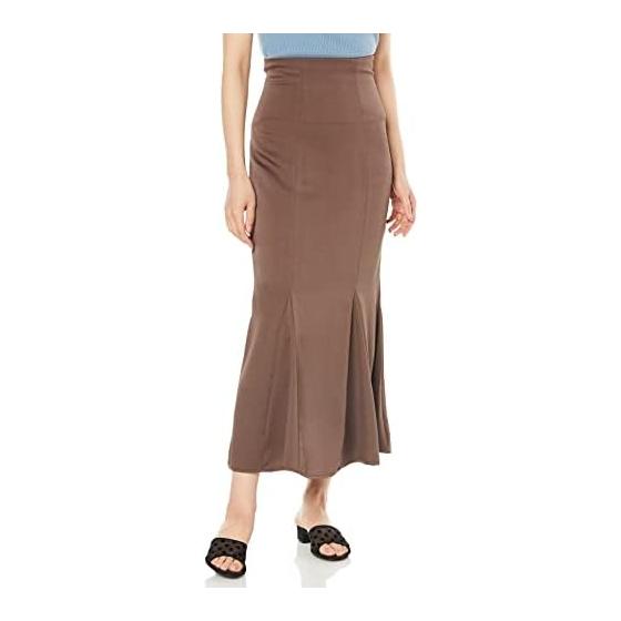 [Sneider] Back Satin Mermaid Skirt SWFS221034 Women s