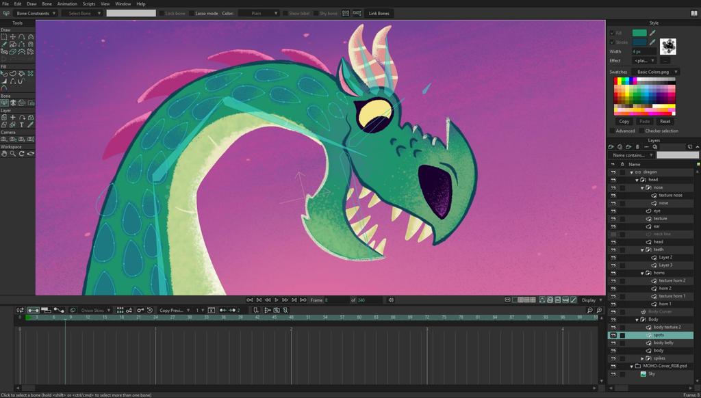 Moho Pro 14 Professional Animation Software for PC and macOS
