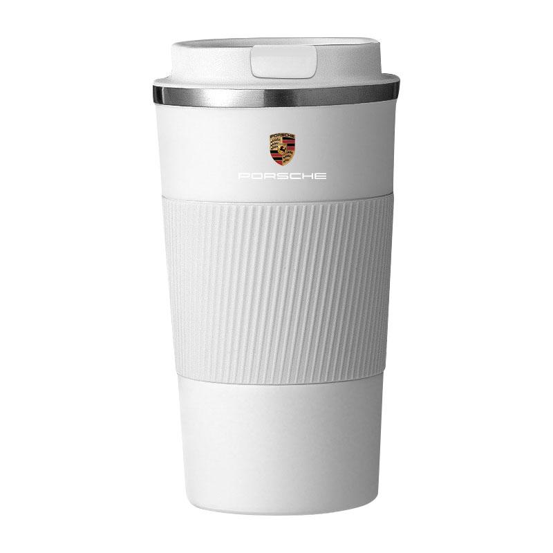 1Pcs Car Vacuum Flasks Coffee Cup Travel Portable Insulated Bottles For Porsche Cayenne Panamera Macan Boxster 911 928 944 918 917