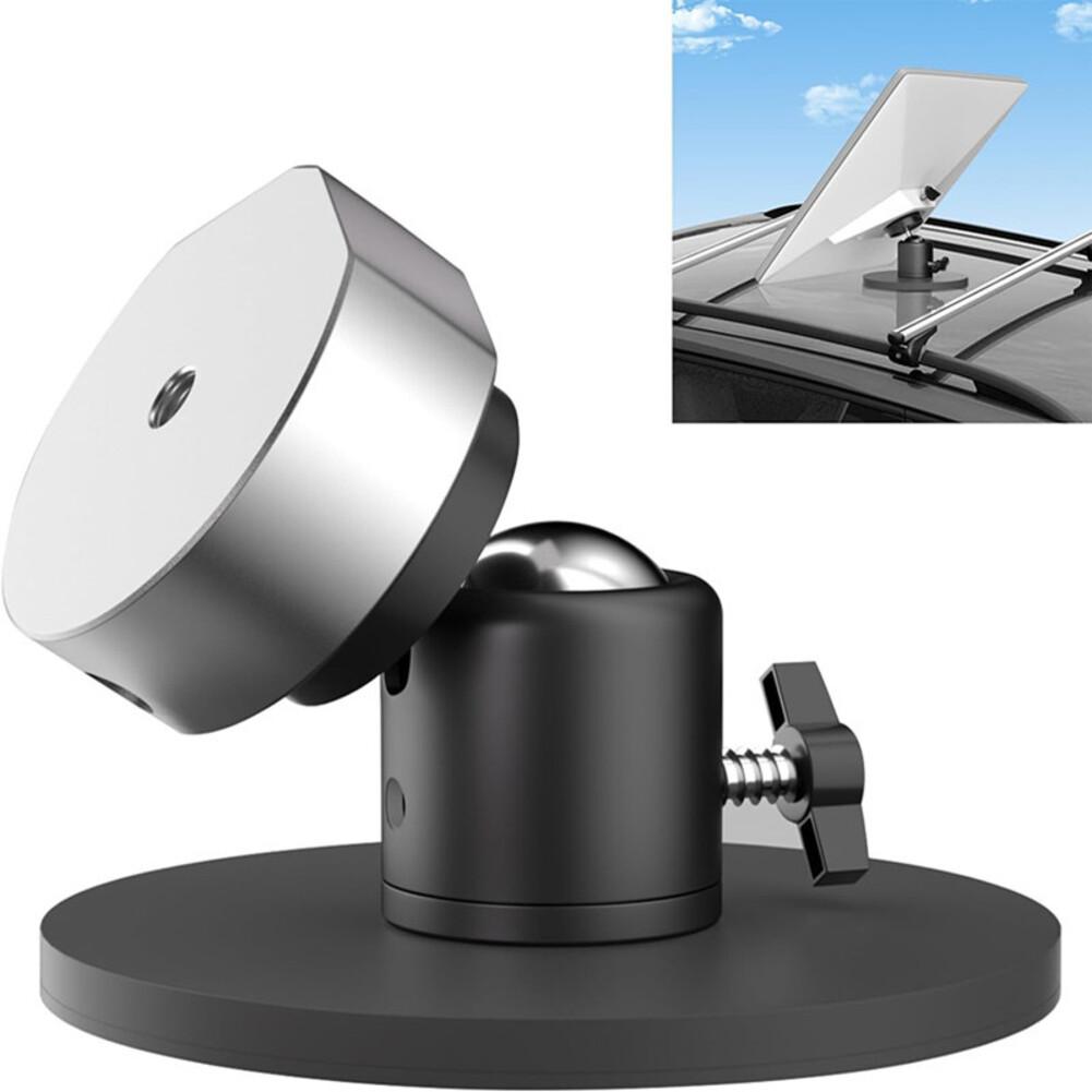 Adjustable Support Black Silver Magnetic Holder Secure Pipe Adapter Fixation Strong Grip Force Unique Fit Design
