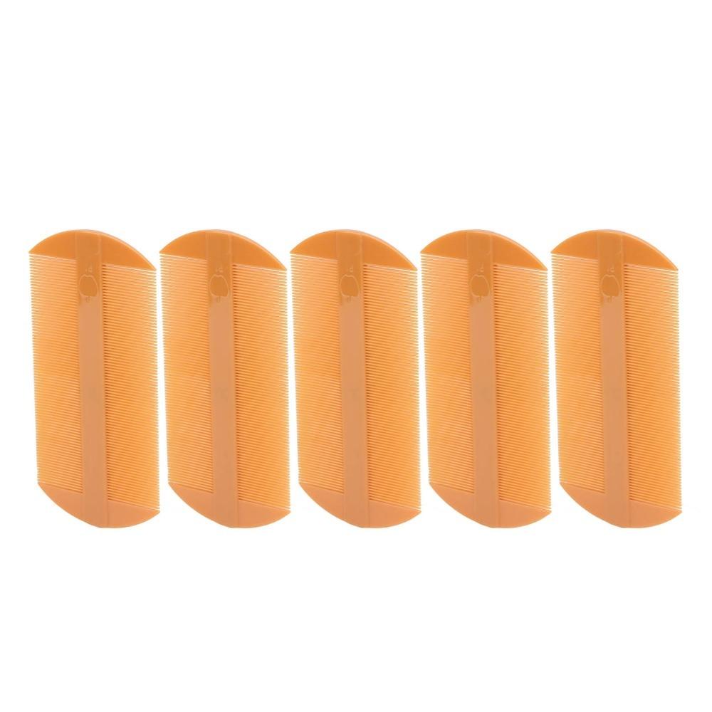 10pcs Plastic Lice Comb Double Sided Fine Tooth Comb All Hair Types Lice Removal Comb Hair Grooming