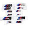 Pour BMW Série EBMW Série M Emblème Autocollant Calandre Avant de Voiture Badge Coffre Arrière Autocollant Pour BMW X5 G05 X6 X7 Série 1 2 3 4 5 6 7 Accessoire M Sport