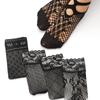 Neue Damen Sexy Sommer Kurze Über Knöchel Bootssocken Netz Mesh Schwarz Floral Spitze Patchwork Atmungsaktiv Hohl Nylon Strumpfwaren