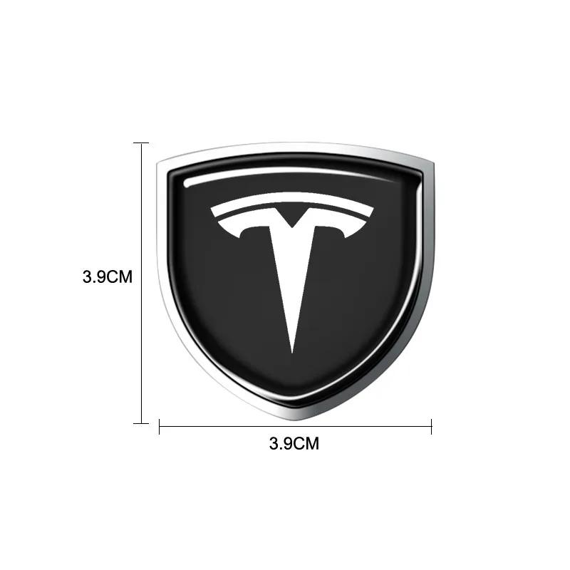 Autoaufkleber Tesla Für Tesla Model 3 2021 Model S X Y Stil Roadster Invader 3D Metall Auto Karosserie Kotflügel Emblem Schild Aufkleber Deko