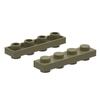 Non-Toxic Moc 10Pcs 11001W Special Plates Board 1X4 Both Sides Dots Building Blocks Kit 3710 Special Bricks Particle Toys Children Gifts