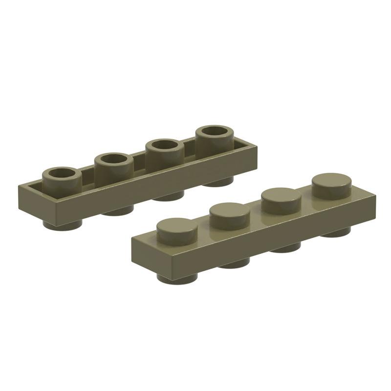 Non-Toxic Moc 10Pcs 11001W Special Plates Board 1X4 Both Sides Dots Building Blocks Kit 3710 Special Bricks Particle Toys Children Gifts