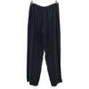 ADPINA Unused Italian Silk Long Pants 46 Black Tag Attached Elastic Waist Women Used