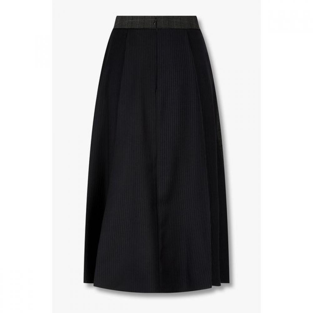 Vov Asymmetric Pleated Skirt 7156335003