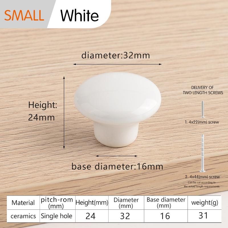

Ceramic Round Handles Single Hole Colourful Kids Drawer Knobs And Pulls Children s Cabinet Knobs Yellow Blue Red Green Orange 2PCS