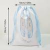 Pink Ballet Dance Bags Girls Ballet Sports Dance Pouch Drawstring Dance Backpack Women Ballet Organizer Package