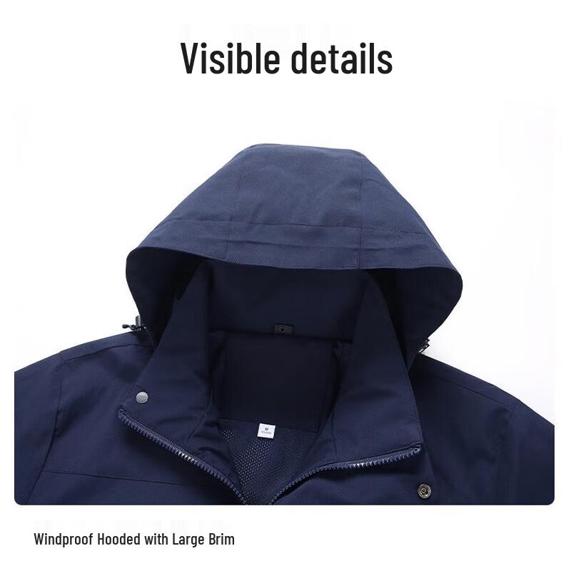 Jeep Unisex Outdoor Windproof Hooded Jacket