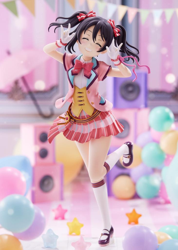 PM Office A Love Love Tokui PLUM Deepland Yazawa Nico Face Included and Scale PVC Painted Finished Figure LPF235 Live! Live! × Sora's "Smiling Ver."