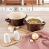 Enameled Pot for Traditional Cooking On Gas Induction 14 Cm 0.95L