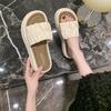 Slippers Women's Summer Wear 2025 New Fashion Thick-bottomed Muffin Sandals Internet Celebrity Super Fire Beach Folds One-word Drag