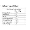 Pro Nature 100% Organic Walnuts, 200g, Whole