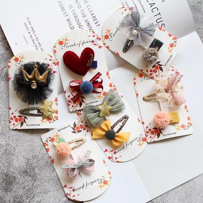 Niedliche Cartoon Prinzessin Mädchen Kinder Haarspangen Haarnadeln Accessoires für Kinder Haarschleife Haarspange Haarclip Kopfschmuck