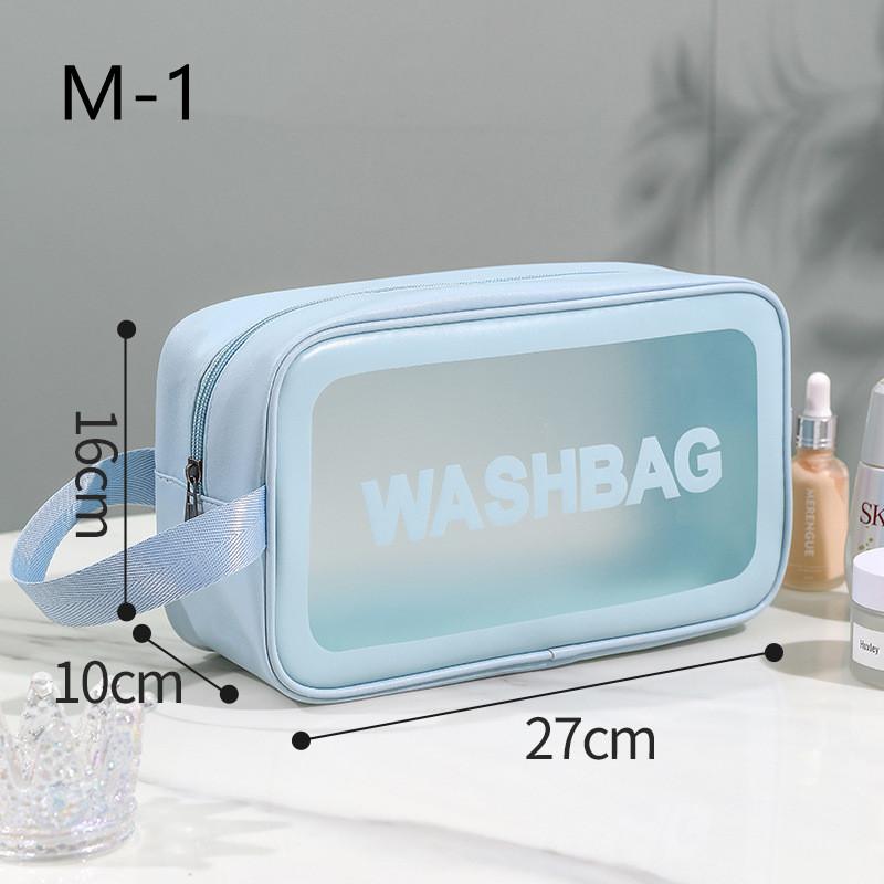 Portable Travel Wash Bag Female Transparent Waterproof Makeup Storage Pouch Large Capacity Cosmetic Organizer Beauty Women Case