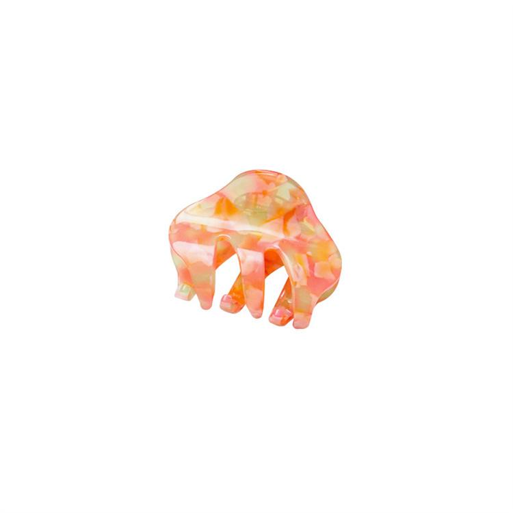 5.5CM Hot Sale  Fashion Hair Accessories Custom Women Hair Clip Candy Color Small Acetate Cloud Hair Claw