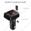 Transmetteur FM Bluetooth pour voiture Adaptateur radio sans fil Chargeur USB Lecteur MP3 Multifonctionnel-USB: 5 V-2.1 A COSwk34289