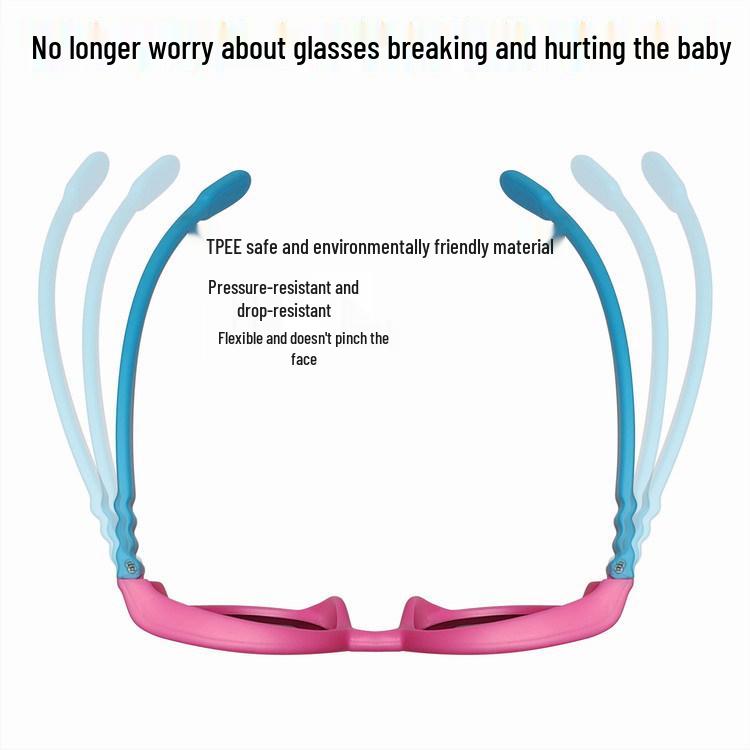 Children's Polarized Anti-UV Soft Silicone Sunglasses