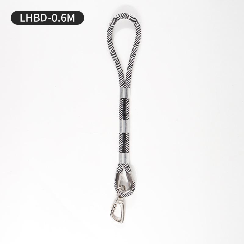

Large Pet Tactical Leash Dog Pet Supplies Leash Large Dog Walking Explosion-proof Metal Buckle 0.6m