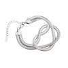 Personalized Fashion Bracelet Light Luxury High-end Titanium Steel Snake Bone Chain Does Not Fade Cuban Chain Niche Design