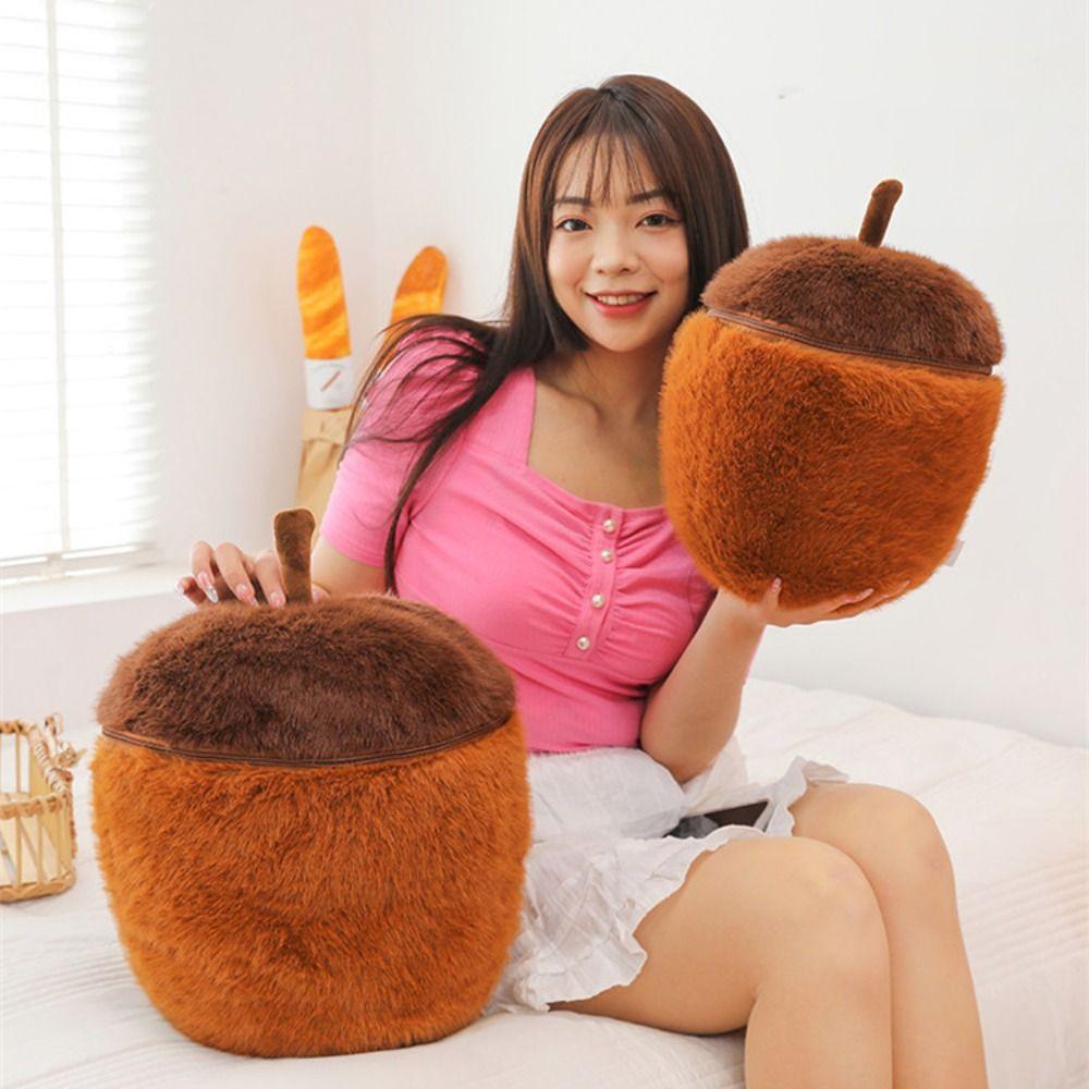 Detachable Squirrel 2 In 1 Plush Toys Soft Stuffed Soft Animal Dolls Kids Gifts