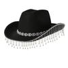 Fashionable White Denims Hat Unisex Breathable Hat Light Weight Sunscreen Hat for Outdoor Activity