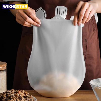 Borsa per impastare in silicone Borsa per impastare la farina Impastatrice versatile per pane, pasticceria, pizza, utensili da cucina