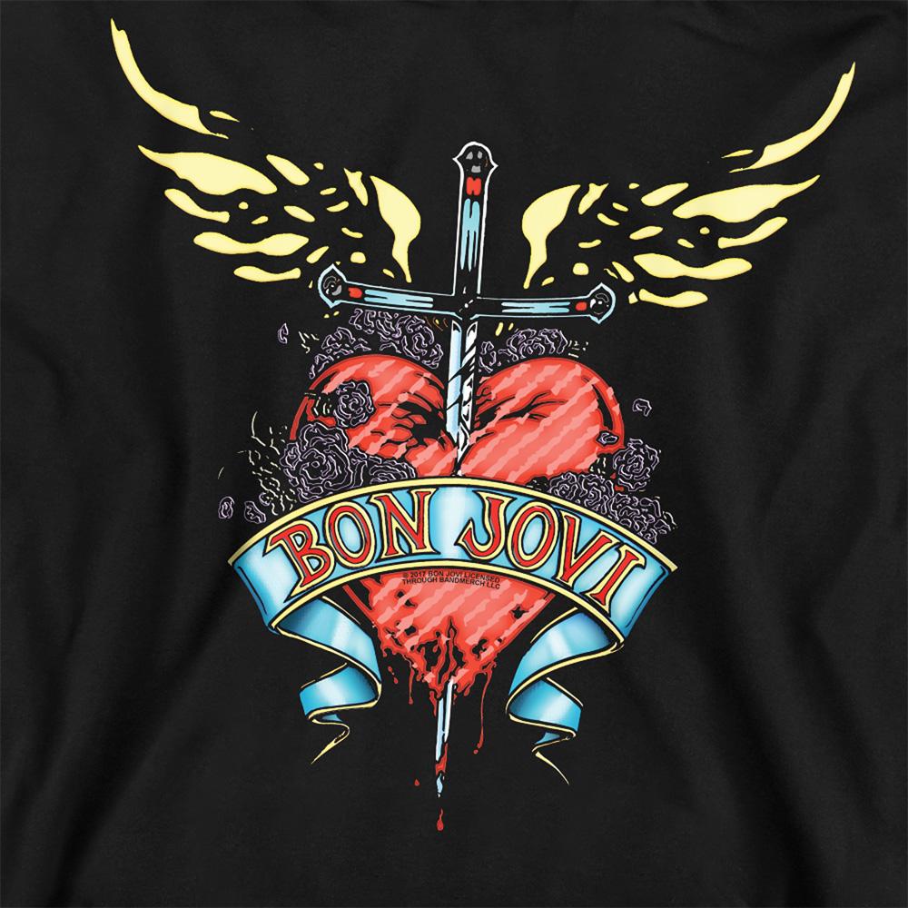 Bon Jovi Unisex Adult Daggered Sweatshirt