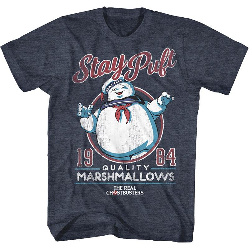 Movie collaboration Ghostbusters Super Power Expendables Tshirt Mens Pure Cotton Tshirt