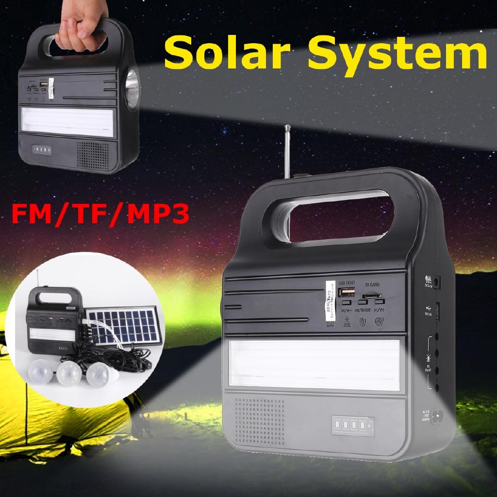 

USB Зарядное устройство Солнечная панель Аккумуляторная система генератора 3 Светодиодные лампы Свет Портативный Дом Улица Выработка электроэнергии 3 Вт